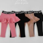 Love Band Skirt Leggings