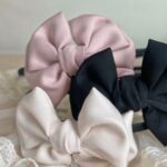 Cream Ribbon Headband