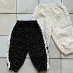 Flower Waffle Lace Pants