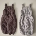 Quilted Padded Overalls