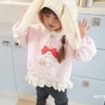 Big Ribbon Rabbit Frill Sweatshirt