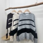 Again Stripe Knit Sweater