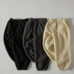 Fleece Pintuck Pants