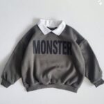 Monster Fleece Collar Sweatshirt