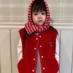 Cherry Dumble Vest With Mom