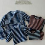 Punch Stripe Tee With Mom