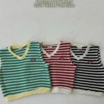 Stripe Knit Vest