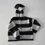 Big Collar Knit Hoodie