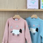 Flower Sheep Knit Sweater