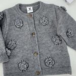 Flower Motive Cardigan