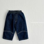 Round Denim Pants