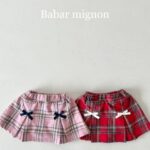 Check Ribbon Skirt