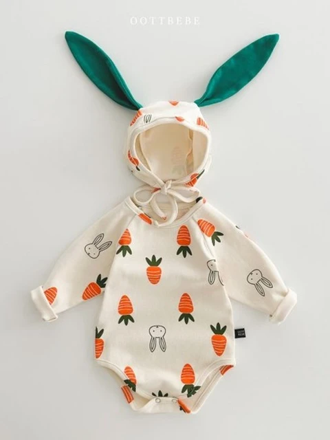 Vegetable Suit Bonnet Set