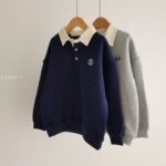 Corduroy Collar Sweatshirts