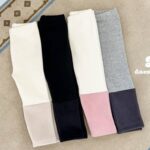 Fleece Veloure Two Tone Leggings