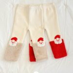 Fleece Santa Colored Leggings