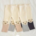 Fleece Bear Colored Leggings