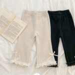 Lace Ribbon Bootscut Pants