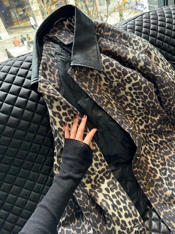 Leopard Padding Jacket