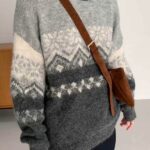 Snow Flower Knit Sweater