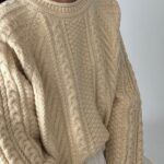 Twist Round Knit Sweater