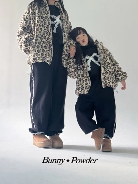 Leopard Dumble Jumper with Mom