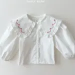 Embroidered Collar Blouse