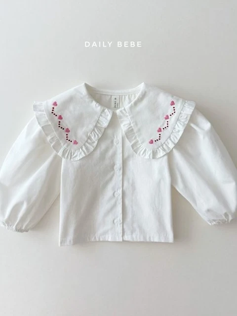 Embroidered Collar Blouse