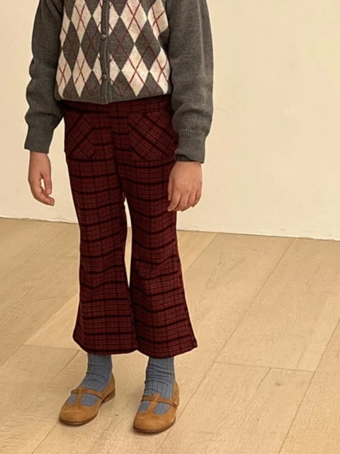 Bell Warm Check Pants