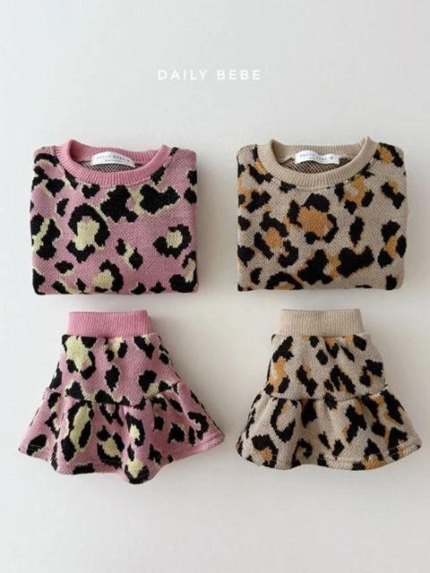 Leopard Skirt Set