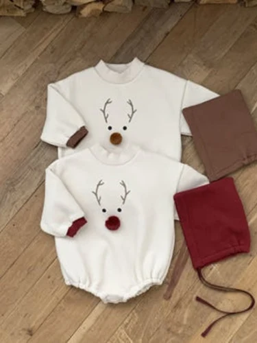 Rudolph Suit Bonnet Set