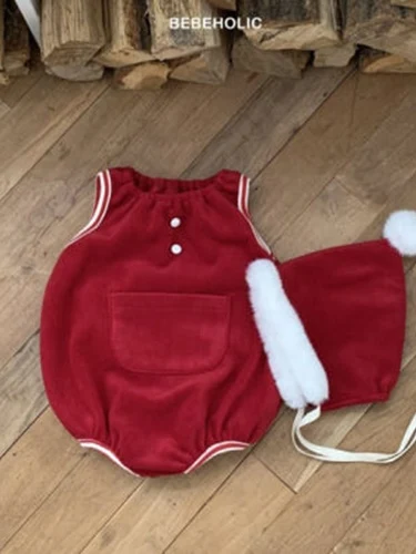 Santa Suit Bonnet Set