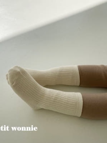 Thick Ribbed Socks Set