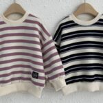 Cream Stripe Sweatshirts