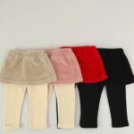 Boa Fleece Skirt Leggings