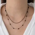 Block Double Necklace