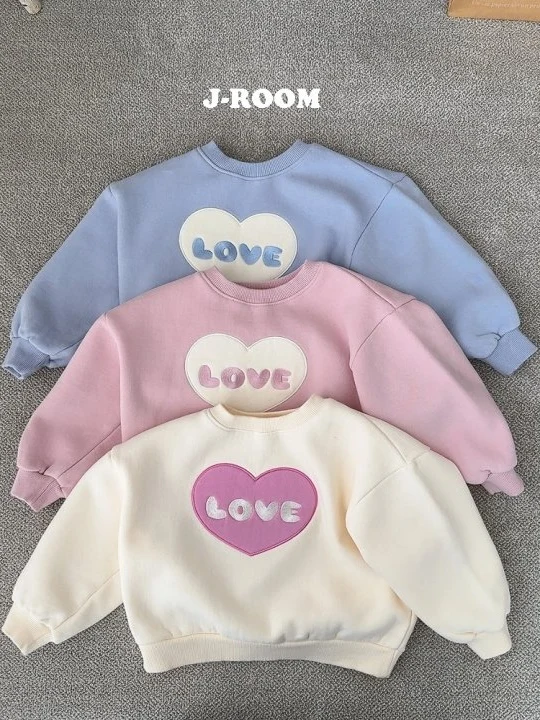 Heart Embroidery Sweatshirts