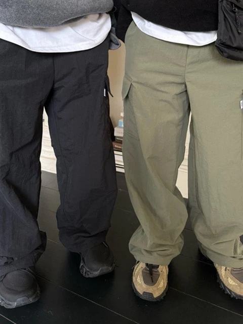 Fleece Cargo String Pants