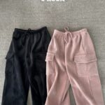 Veloure Cargo Wide Pants