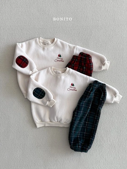 Christmas Patch Pants Set