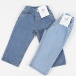 Blue Peach Wide Denim