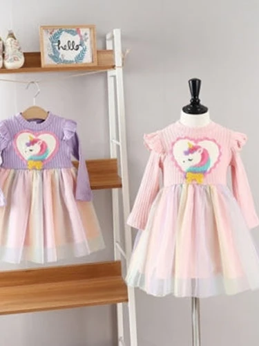 Unicorn Rainbow Sha Dress