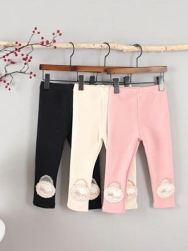 Pearl Bag Fleece Leggings