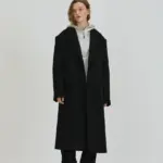 Wool Boucle Long Coat