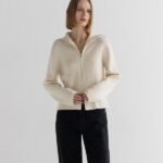 Wholegarment Aube Turtleneck Collar Zip-up