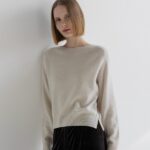 Saddle Zipper Round Sweater