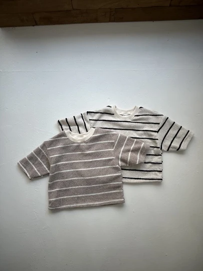 Fleece Stripe Tee