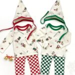 Check Christmas Baby Set