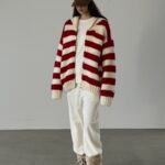 Coychan Handmade Stripe Cardigan