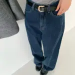 Fleece Inside Denim Pants